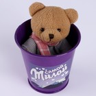 Мягкая игрушка «Самой милой», медведь, цвета МИКС - фото 3746271