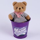 Мягкая игрушка «Самой милой», медведь, цвета МИКС - фото 3746276