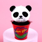 Мягкая игрушка Love you, панда - фото 3981901