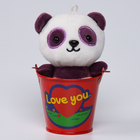 Мягкая игрушка Love you, панда - фото 3746279