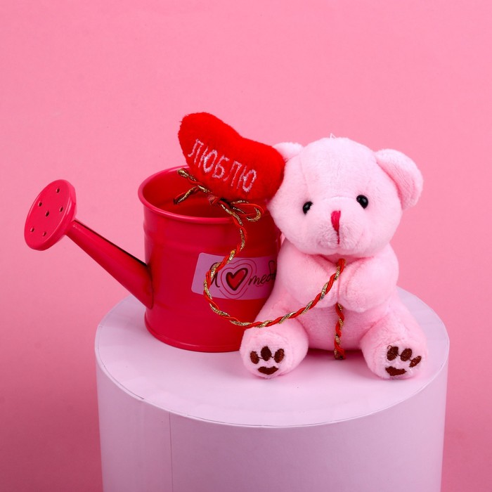 Мягкая игрушка «Я люблю тебя», медведь, цвета МИКС - фото 1905913874