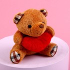 Мягкая игрушка «Милый мишка», медведь, цвета МИКС - фото 6525838