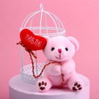 Мягкая игрушка «Мишка в клетке», медведь, цвета МИКС - Фото 2