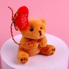 Мягкая игрушка «Люблю тебя», медведь, цвета МИКС - фото 6525868