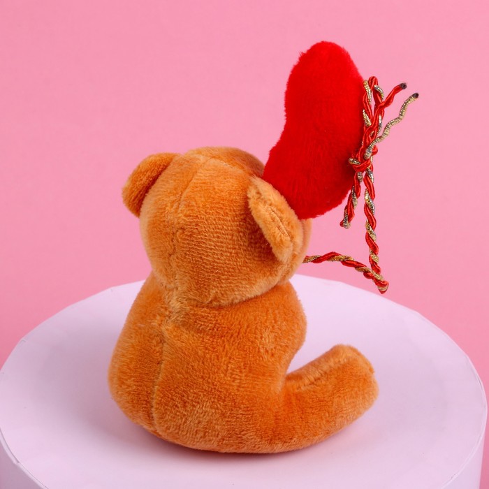 Мягкая игрушка «Люблю тебя», медведь, цвета МИКС - фото 1926338461
