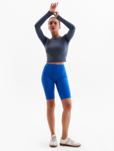 Лонгслив женский MINAKU: Basic line, графитовый, размер 42