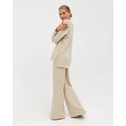 Костюм женский (джемпер, брюки) MINAKU: Casual Collection цвет бежевый, р-р 44 (рост 165) - Фото 6