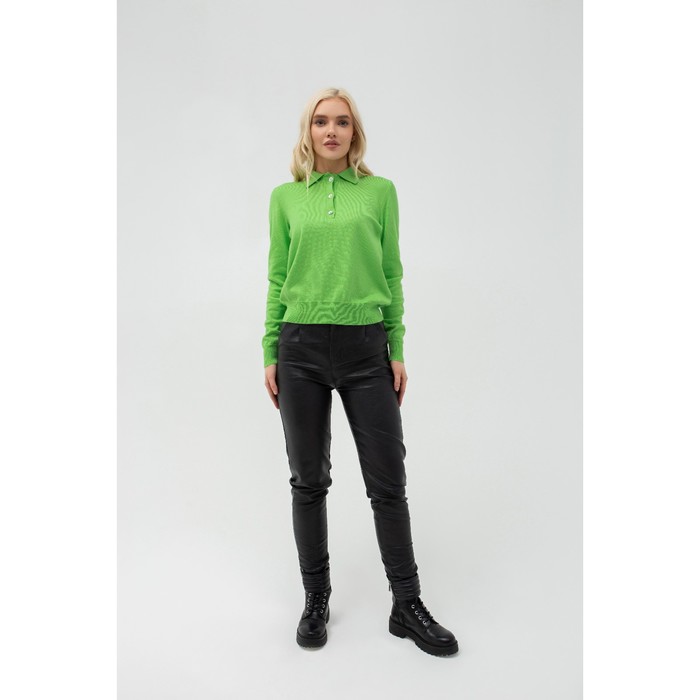 Джемпер поло MIST, р. 48-50, зеленый 52547