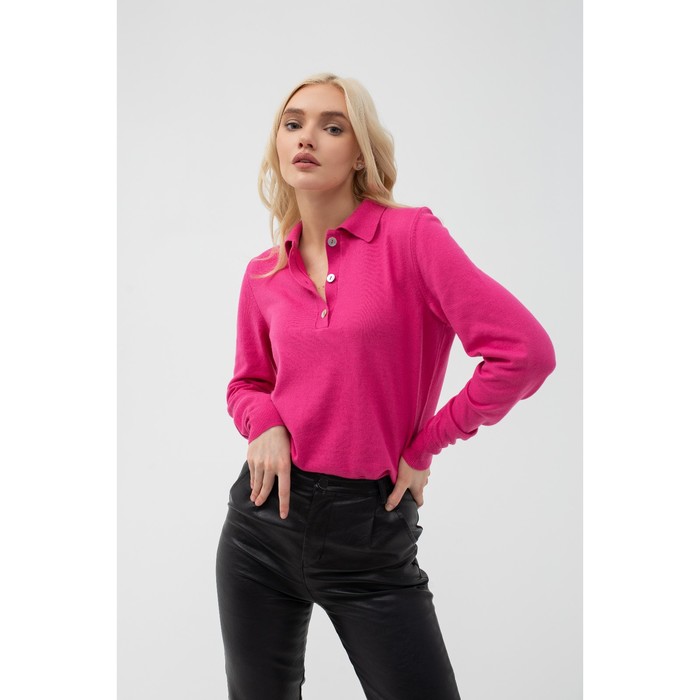 Джемпер поло MIST, р. 44-46, розовый 52549