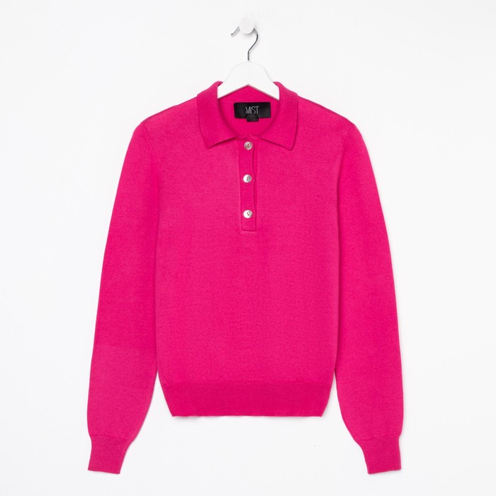 Джемпер поло MIST, р. 44-46, розовый 52549