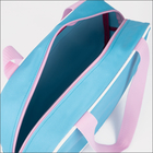 Сумка для обуви на молнии, TEXTURA, наружный карман, цвет розовый/голубой - Фото 5