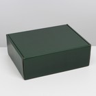 Коробка подарочная складная, упаковка, «Изумрудная», 27 х 21 х 9 см - фото 318750792