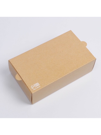 Коробка для макарун, кондитерская упаковка «Made with love», 18 х 10.5 х 5.5 см