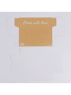 Коробка для макарун, кондитерская упаковка «Made with love», 18 х 10.5 х 5.5 см (комплект 5 шт) - фото 46424795