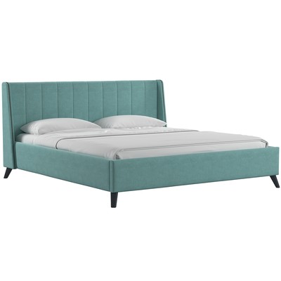 Кровать Мелисса, 1800х2000, ортопедическое осн+ПМ, Вивальди 10/Ментоловый