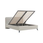 Кровать Миа, 1600х2000, ортопедическое осн+ПМ, Купер 17/Серо-Бежевый - Фото 3