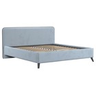 Кровать Миа, 1600х2000, ортопедическое осн+ПМ, Аватар 970/Стальной светло-серый - Фото 2