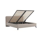 Кровать Миа, 1800х2000, ортопедическое осн+ПМ, Купер 03/Бежевый - Фото 3