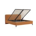 Кровать Миа, 1800х2000, ортопедическое осн+ПМ, Купер 12/Тыквенный - Фото 3