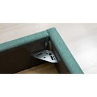 Кровать Миа, 1800х2000, ортопедическое осн+ПМ, Купер 16/ Изумрудный - Фото 6