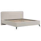 Кровать Миа, 1800х2000, ортопедическое осн+ПМ, Купер 17/Серо-Бежевый - Фото 2