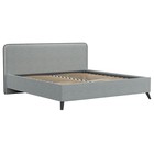 Кровать Миа, 1800х2000, ортопедическое осн+ПМ, Купер 18/Серый - Фото 2