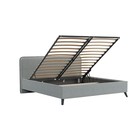 Кровать Миа, 1800х2000, ортопедическое осн+ПМ, Купер 18/Серый - Фото 3