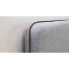 Кровать Миа, 1800х2000, ортопедическое осн+ПМ, Купер 18/Серый - Фото 4