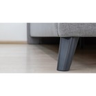 Кровать Миа, 1800х2000, ортопедическое осн+ПМ, Купер 18/Серый - Фото 5