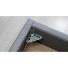 Кровать Миа, 1800х2000, ортопедическое осн+ПМ, Купер 18/Серый - Фото 7