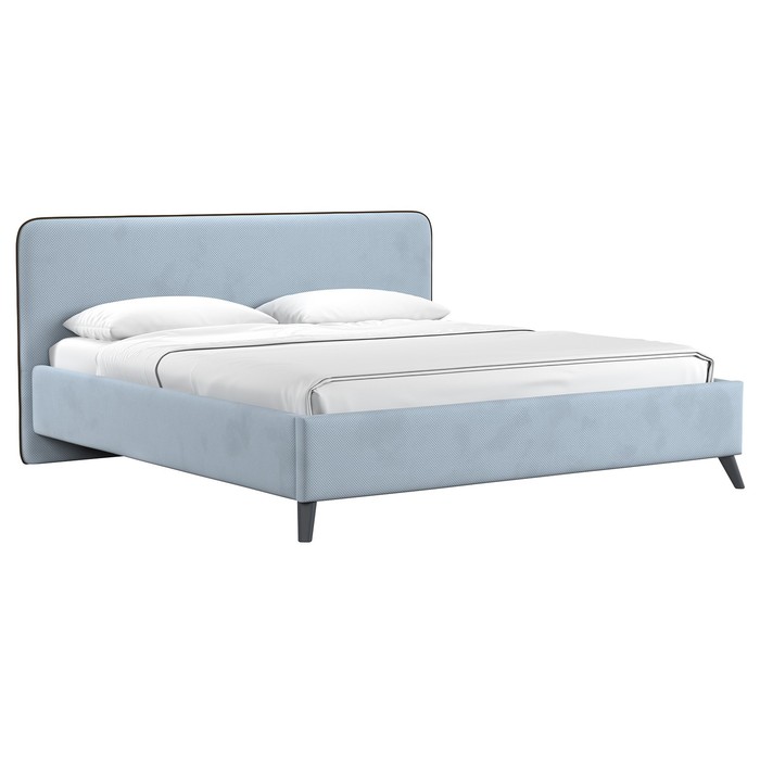 Кровать Миа, 1800х2000, ортопедическое осн+ПМ, Аватар/Стальной светло-серый - Фото 1