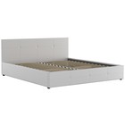 Кровать Синди, 1800х2000, ортопедическое осн+ПМ, Марика/Белый - Фото 2