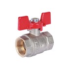 Кран шаровой ROMMER RBV-0003-0110220, 3/4", внутренняя/внутренняя резьба, бабочка - фото 295956782