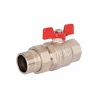 Кран шаровой ROMMER RBV-0005-0510232, 1 1/4", внутренняя/наружная, американка, бабочка 7655440 - фото 278800