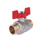 Кран шаровой ROMMER RBV-0007-0410220, 3/4", наружная/наружная резьба, бабочка 7655445 - фото 286716