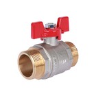 Кран шаровой ROMMER RBV-0007-0410232, 1 1/4", наружная/наружная резьба, бабочка 7655447 - фото 3088269