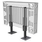 Кронштейн для радиатора ROMMER, напольных, внутренний, 11, 21, 22, 33 типы, 200-500мм, 10 шт - Фото 3