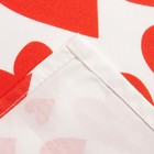 Кухонный набор Этель Red hearts, полотенце 40х73 см, прихватка 19х19 см, фартук 60х65 см - Фото 5