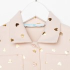 Платье детское KAFTAN «Сердечки», размер 28 (86-92 см), бежевое - Фото 8
