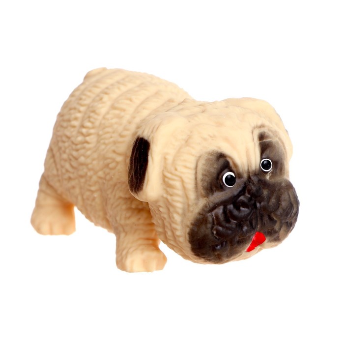 Тянущаяся игрушка-антистресс «Собака», с песком, в шоубоксе - фото 1900044983