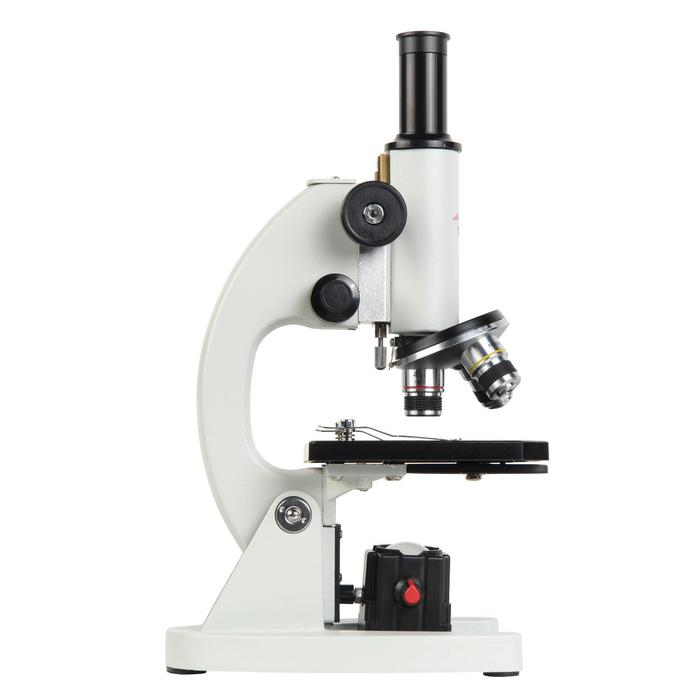 Микроскоп школьный Эврика 40×-640х, зеркало, LED - фото 1905914394