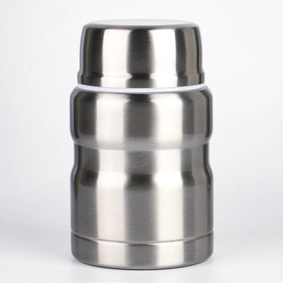 Термос для еды Мастер К, 500 мл, 10×15.5 см, нержавеющая сталь, серебристый