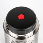 Термос для еды Мастер К «Приятного аппетита», 800 мл, нержавеющая сталь, серебристый, чёрный - Фото 6