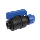 Кран шаровой ПНД Valfex, d=25 мм × 1/2", цанга/внутренняя резьба, разборный - фото 21459857