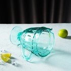 Кувшин стеклянный Magistro «Ла-Манш», 1,1 л, цвет бирюзовый - Фото 7