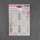 Набор шпулек для ниток мулине, 3.6×4 см, 40 шт., белый - Фото 2