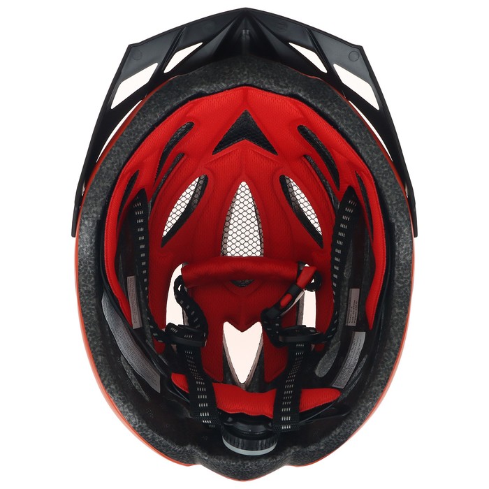 Шлем велосипедиста BATFOX J-792, р. 56-59 см, цвет оранжевый