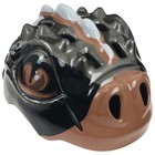 Шлем велосипедный, детский, р. 51-55 см, чёрный - Фото 2