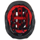 Шлем велосипедный, детский, р. 51-55 см, чёрный - Фото 8