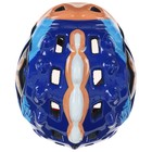 Шлем велосипедиста детский, размер 51-55 см, 028-M771, цвет синий - Фото 7